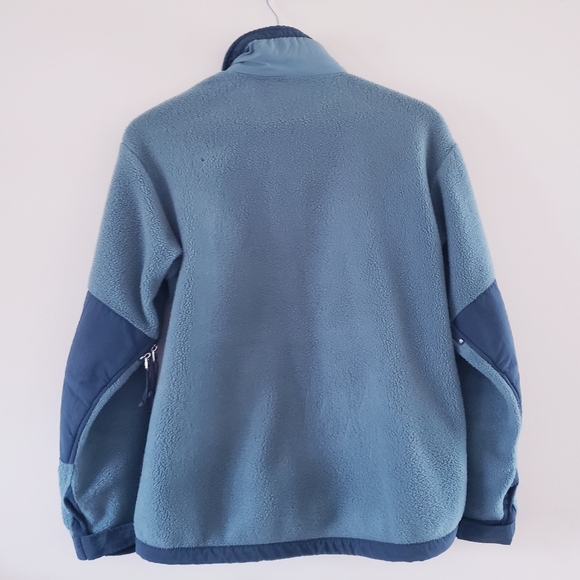 Vintage 90's MEC POLARTEC Zip Up Fleece Jacket - Teal Green - PTP 22" (L) - Picture 8 of 17